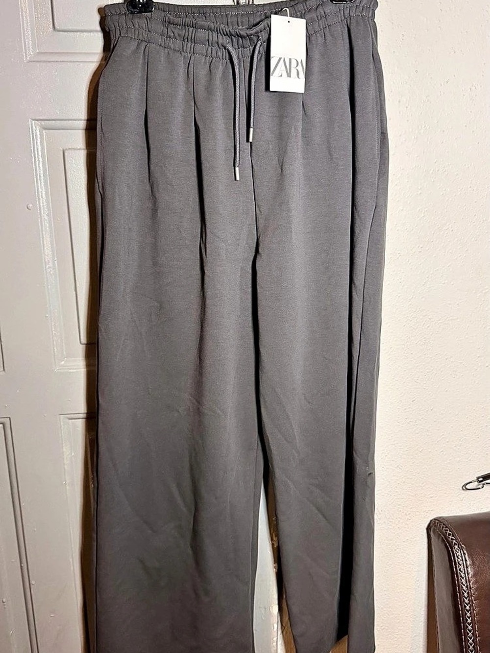Zara Gray Jogger Pants Size Small NWT